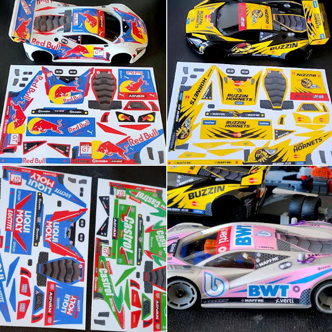 New GT Decal Sets from Raceway RC
