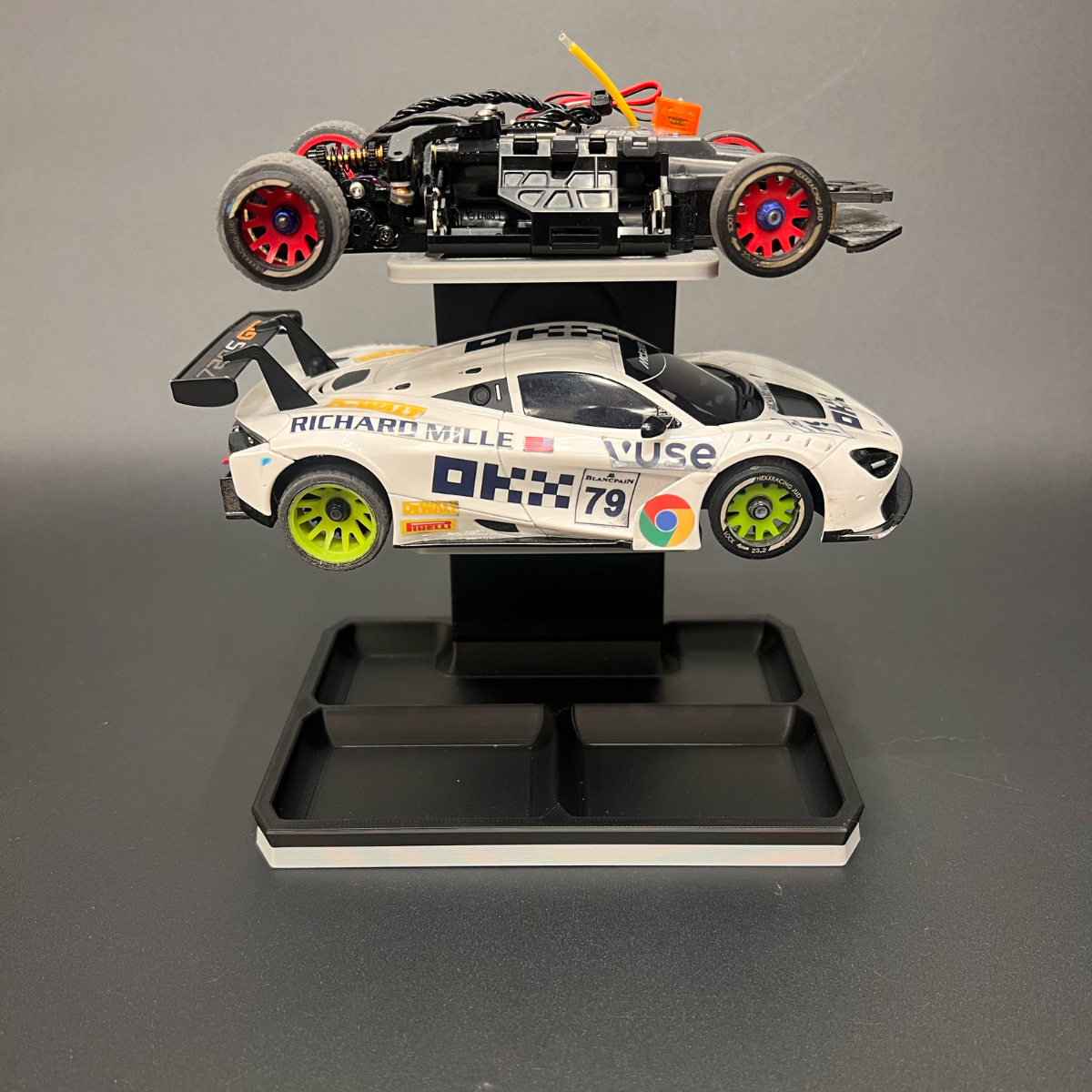 2-Tier Modular Pit Stand (Dual Car Frame)