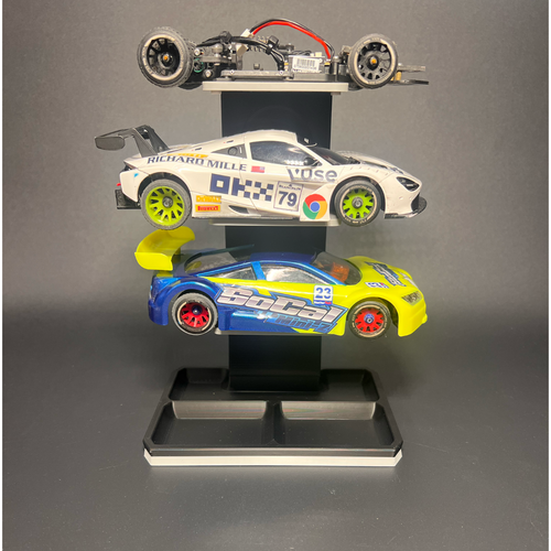 3-Tier Modular Pit Stand (Triple Car Frame)